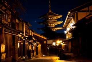 古の香りただよう京都の街並み